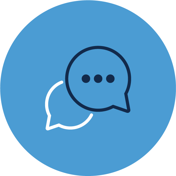 icon of dialogue bubbles